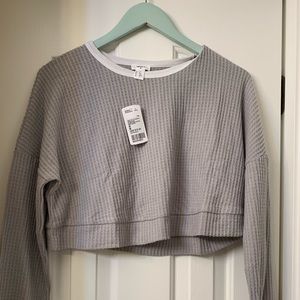 SUPER soft cropped shirt